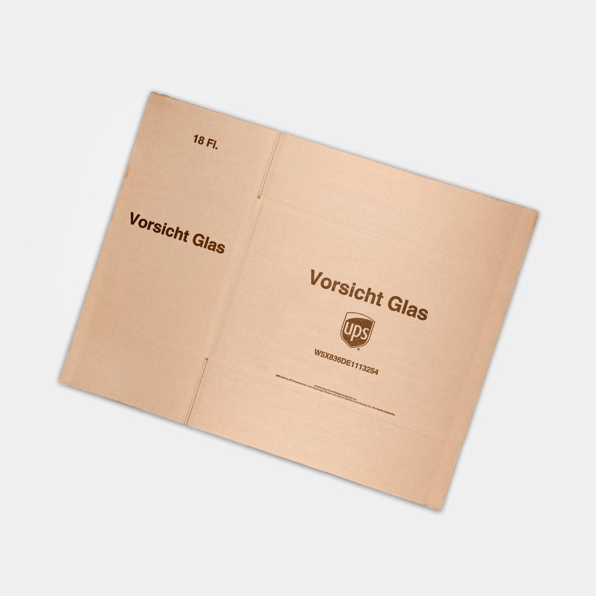 18er Weinversandkarton (Umkarton) UPS