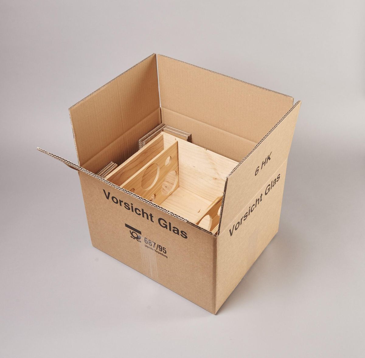 6er OHK-Kartonage quadratisch (DHL/UPS)