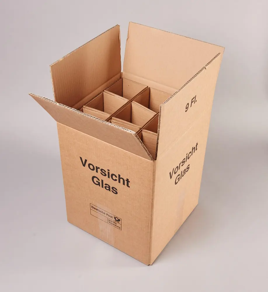 Weinversand Karton für 9 Flaschen
