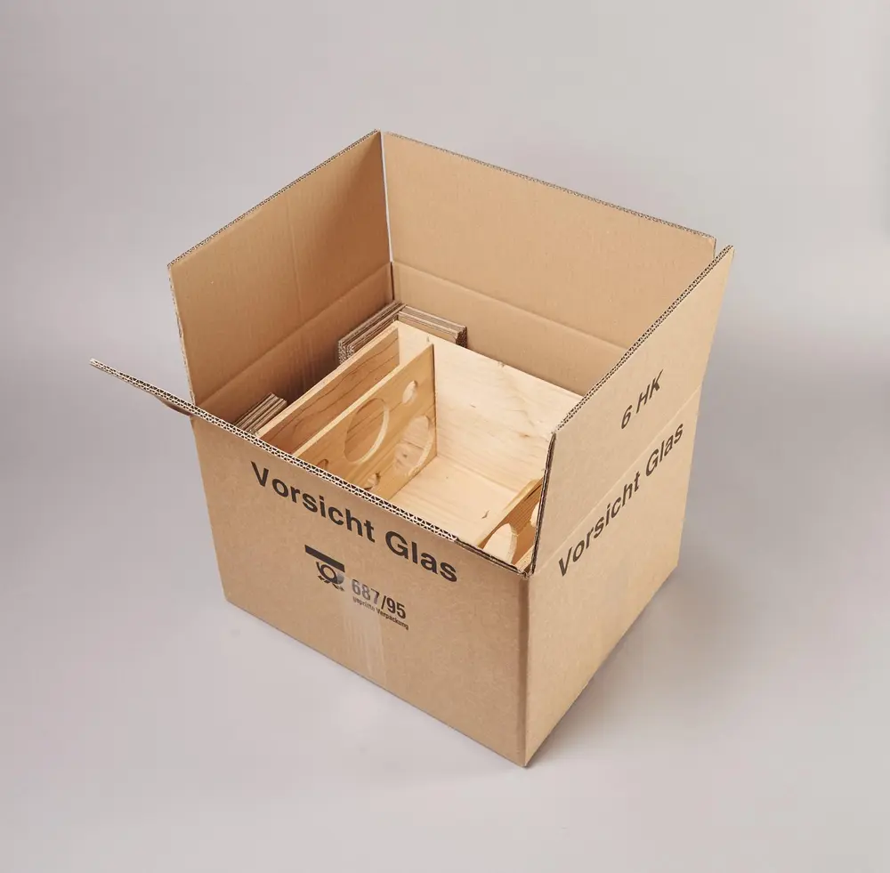 6er OHK-Kartonage quadratisch (DHL/UPS)